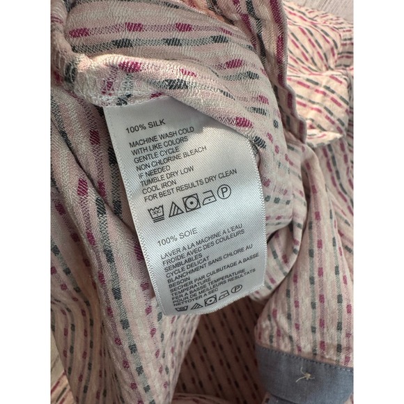 Tommy Bahama Mens Silk Button Down Shirt Short Sleeve L - Picture 5 of 5